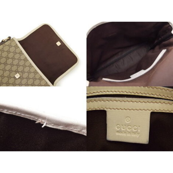 Gucci GG Plus Shoulder Bag Beige - Picture 9 of 12